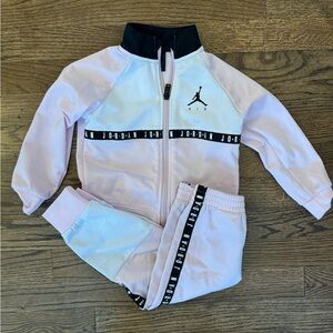 Air Jordan blocked tricot toddler matching tracksuit